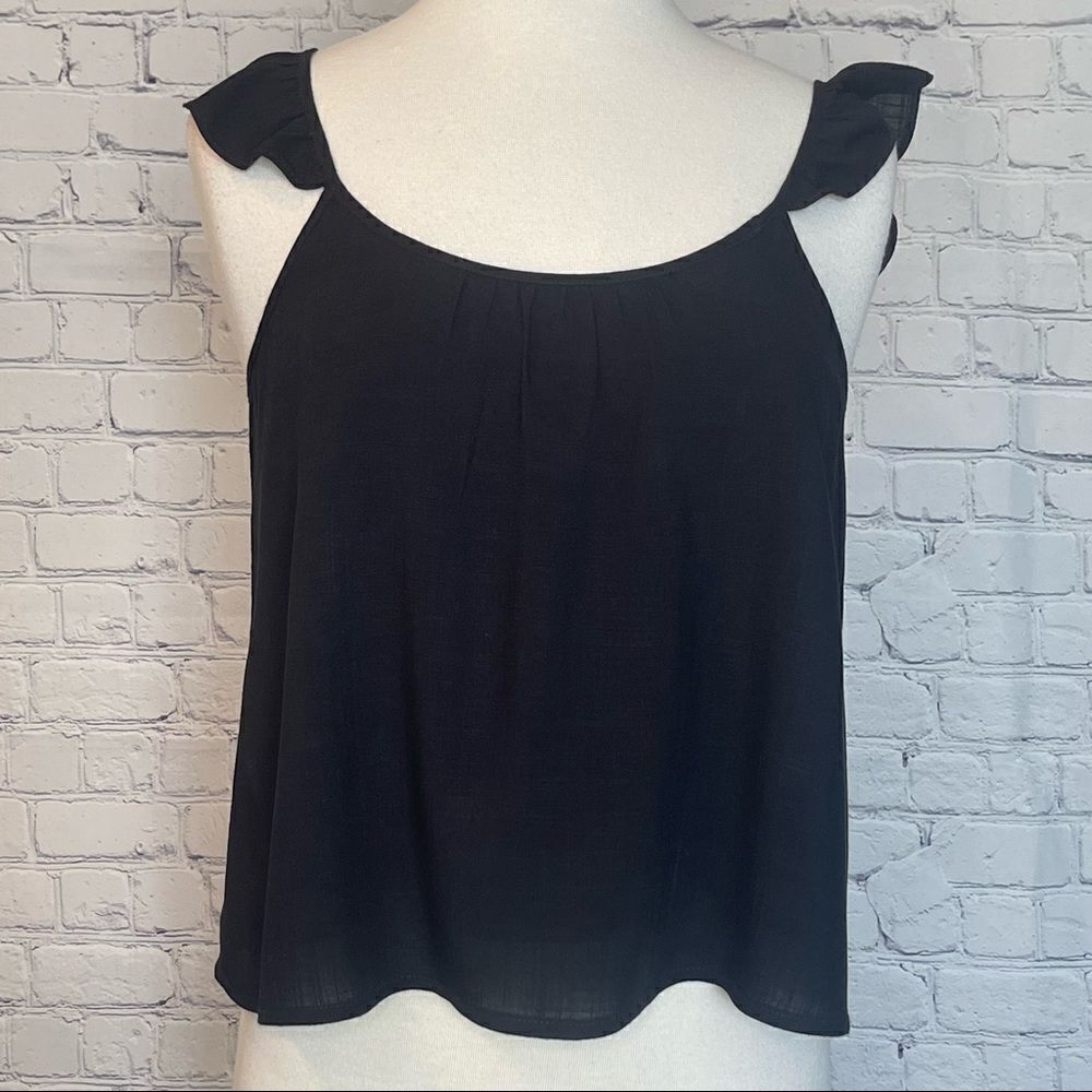 Le Lis Ruffle Strap Tank